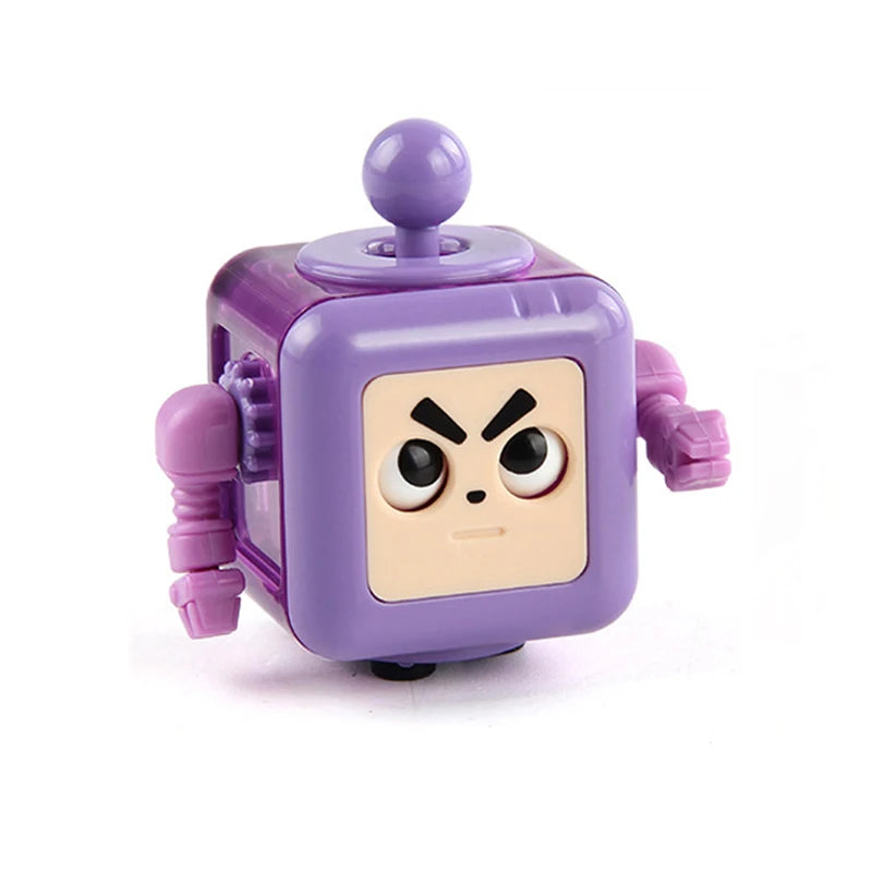 6/12 Sides Rainbow Fidget Cube | Decompression Sensory Toy for Anxiety and ADHD detail view