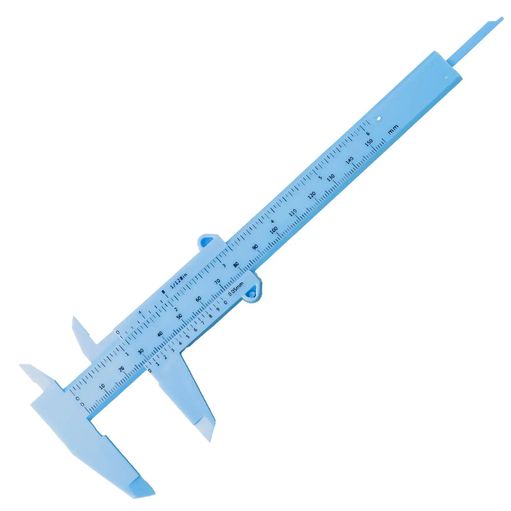 Plastic Vernier Caliper 0-150mm | Precision Measuring Tool for Jewelry and School Use detail view