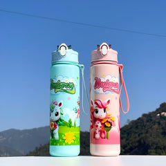 A Unicorn Straw Cup, Cute and Portable, with a Large Capacity, Especially Suitable for S detail view