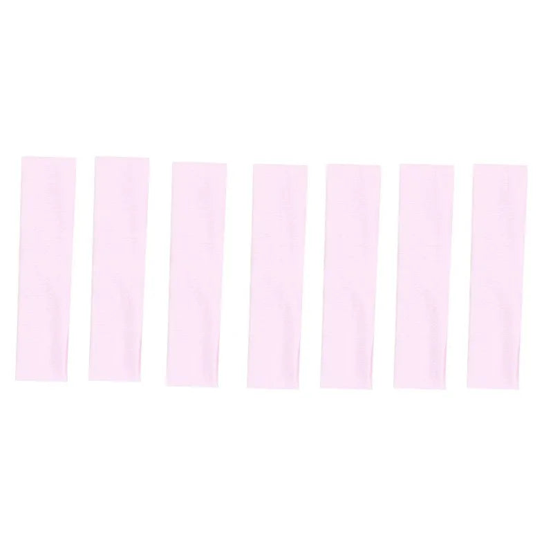 7Pcs Solid Elastic Hair Bands Yoga Headband Women Men Simple Sports Running Absorb Sw alternate view
