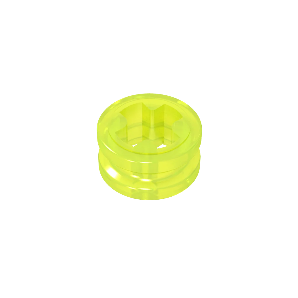 Gobricks GDS-616 Technical Bush 1/2 Smooth Building Blocks | Compatible with Lego 3212 close-up view