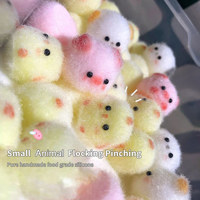 Kawaii Sticky Squishy Mini Chick Pig Dog Stress Relief Toy Cute Animal Relief Squeeze alternate view