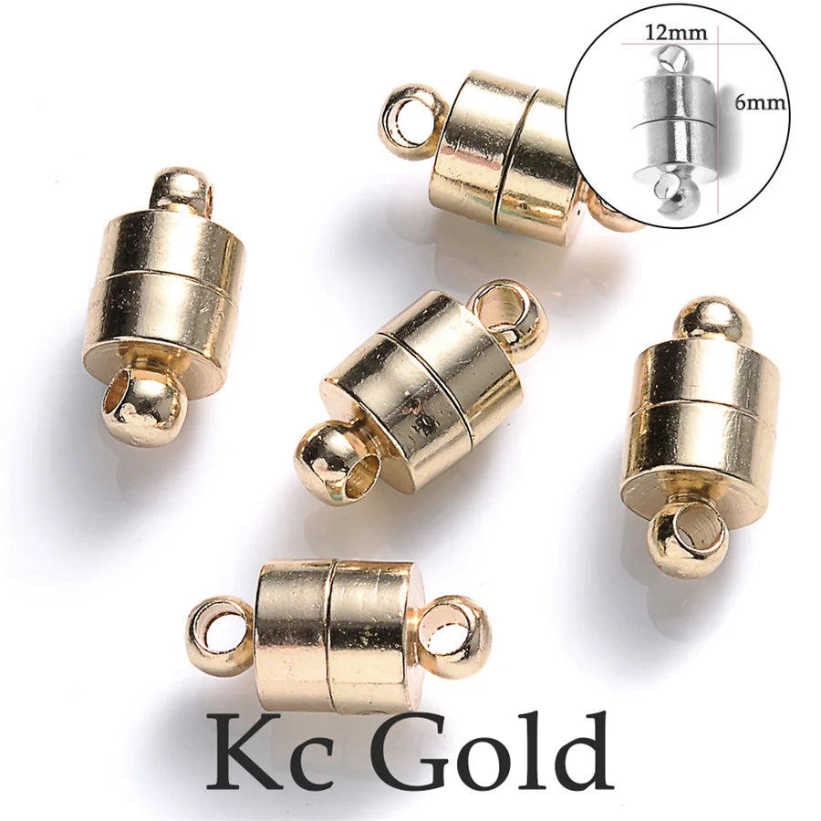 Heart Round Magnetic Clasps Set | DIY Jewelry Connector Charms additional angle