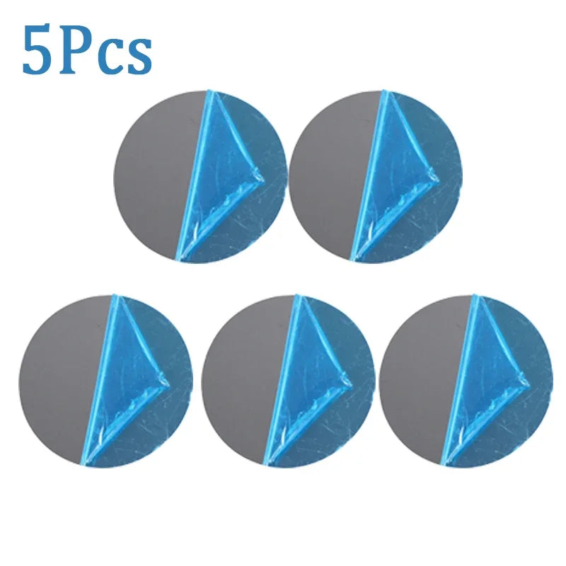 1-20pcs Metal Plates Iron Sheet Sticker for Car Magnetic Phone Holder Phone Back Pa additional angle