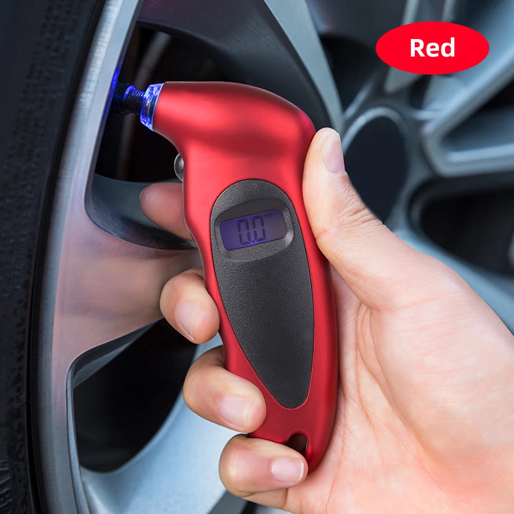 Digital Tire Pressure Gauge | High Precision Backlit Car Tyre Air Meter alternate view