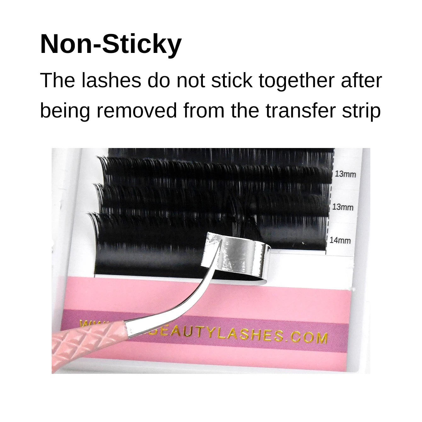12 Rows Individual Mink Eyelashes | Natural Lash Extensions for Salon Use lifestyle view