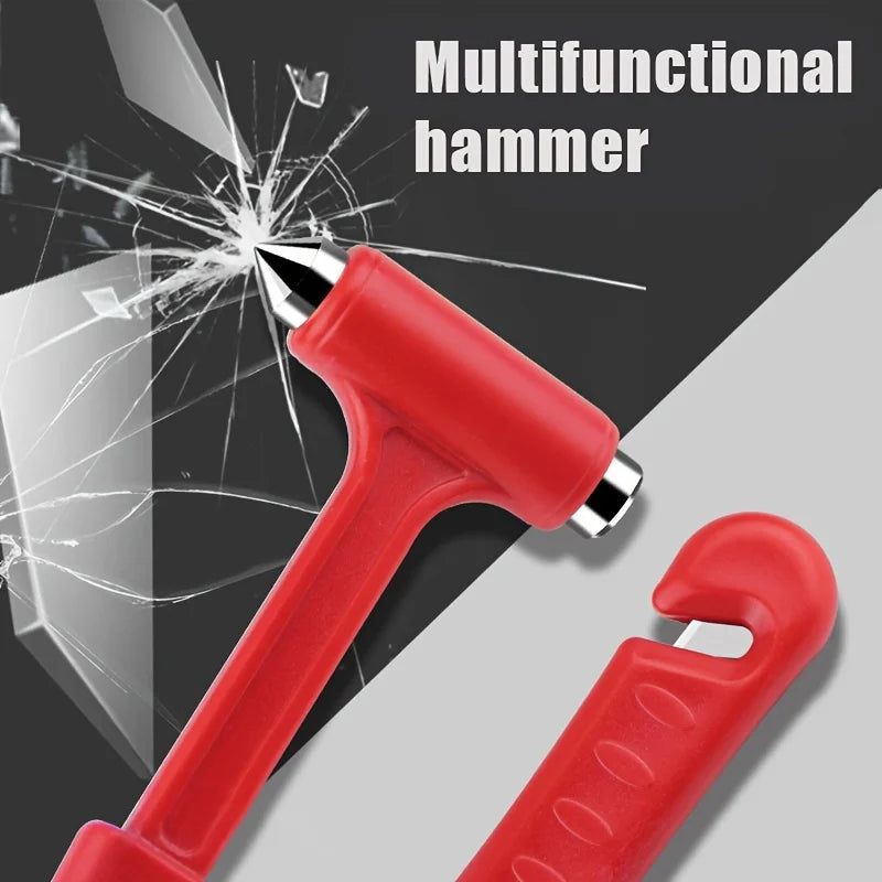 1pcs Steel Car Emergency Hammer with Belt Cutter for Safety and Security, Emergency U lifestyle view
