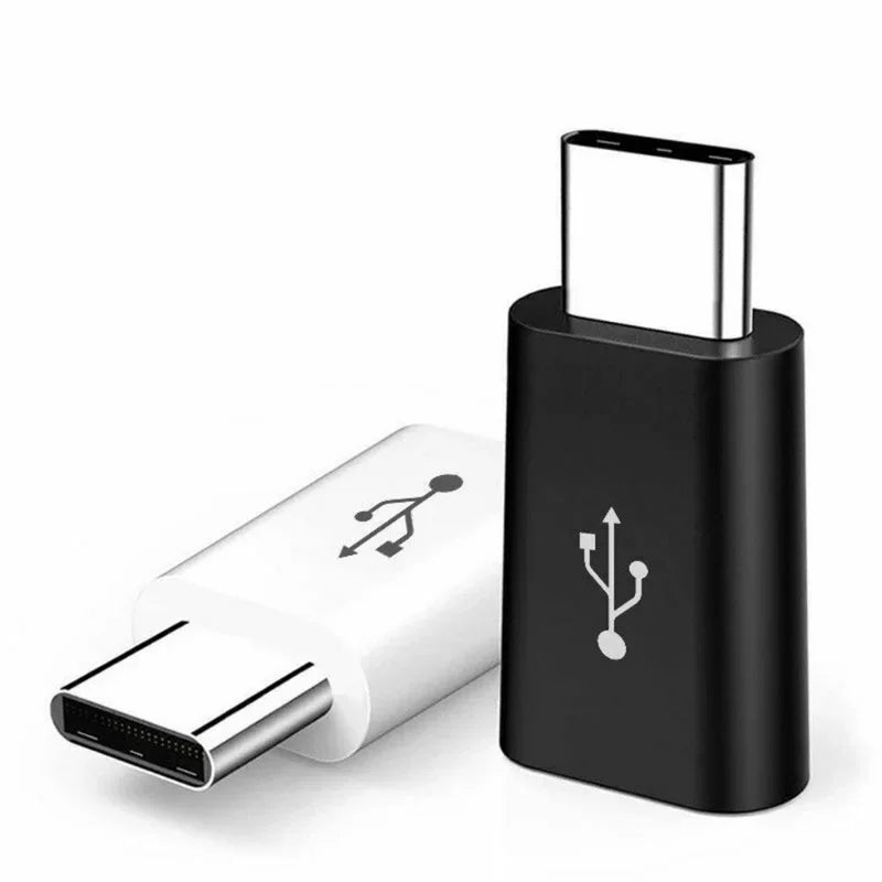 1/3Pcs Micro USB Female To Type C Male Adapter OTG Converter Micro-B To USB-C Connect lifestyle view