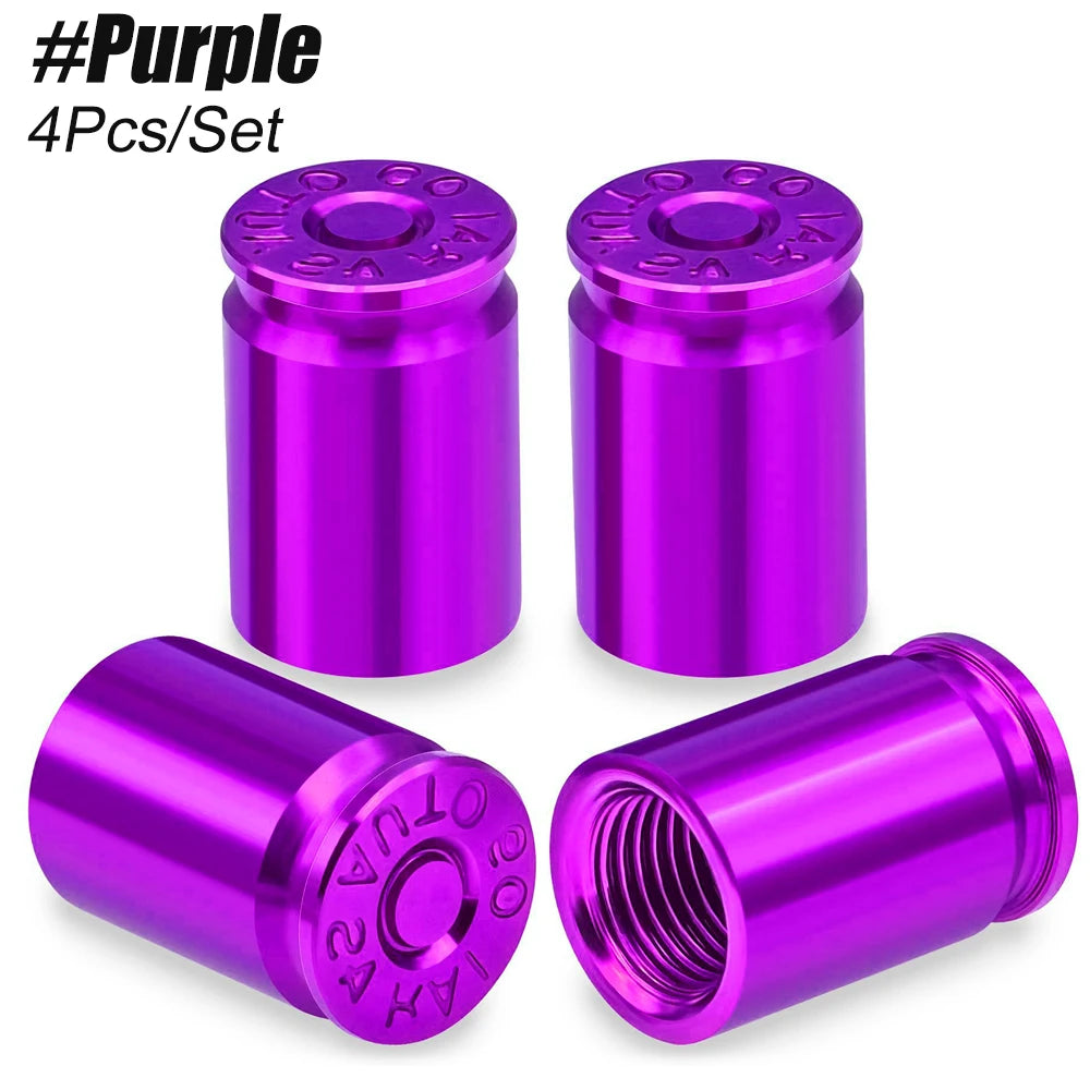 4PCS Tire Valve Stem Caps Leak Proof Universal Car Stem Covers lifestyle view