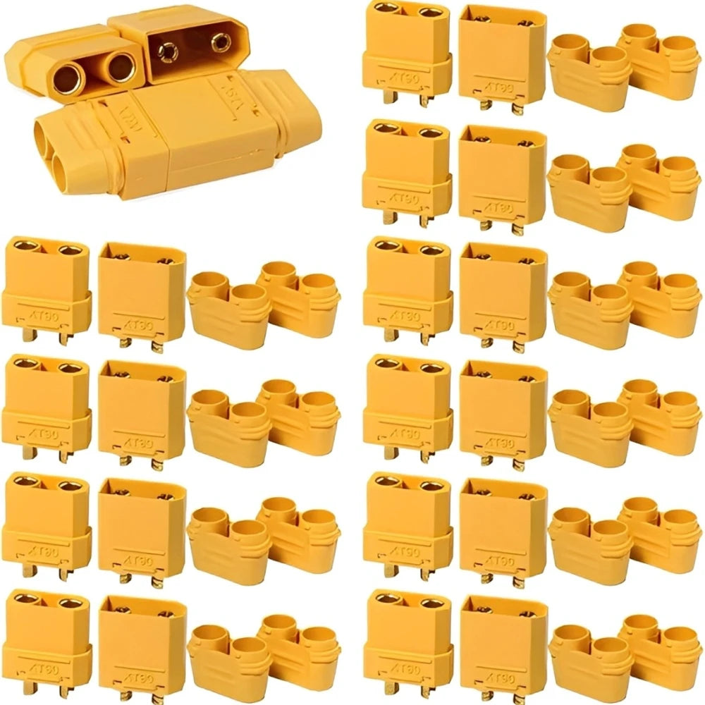 XT90 Plugs Male Female Connectors Copper Bullet Wire Connectors Welding Terminal Powe alternate view