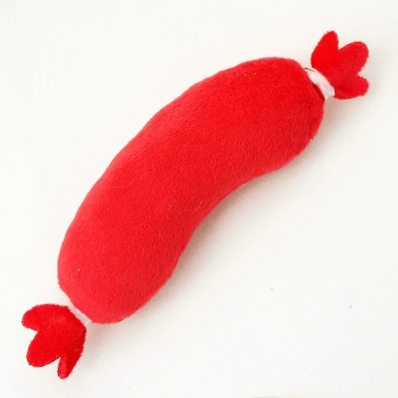 Plush Toy Dog Chewing Toy Pet Grinding Teeth Squeaky Puppy Bite-resistant Interacti additional angle
