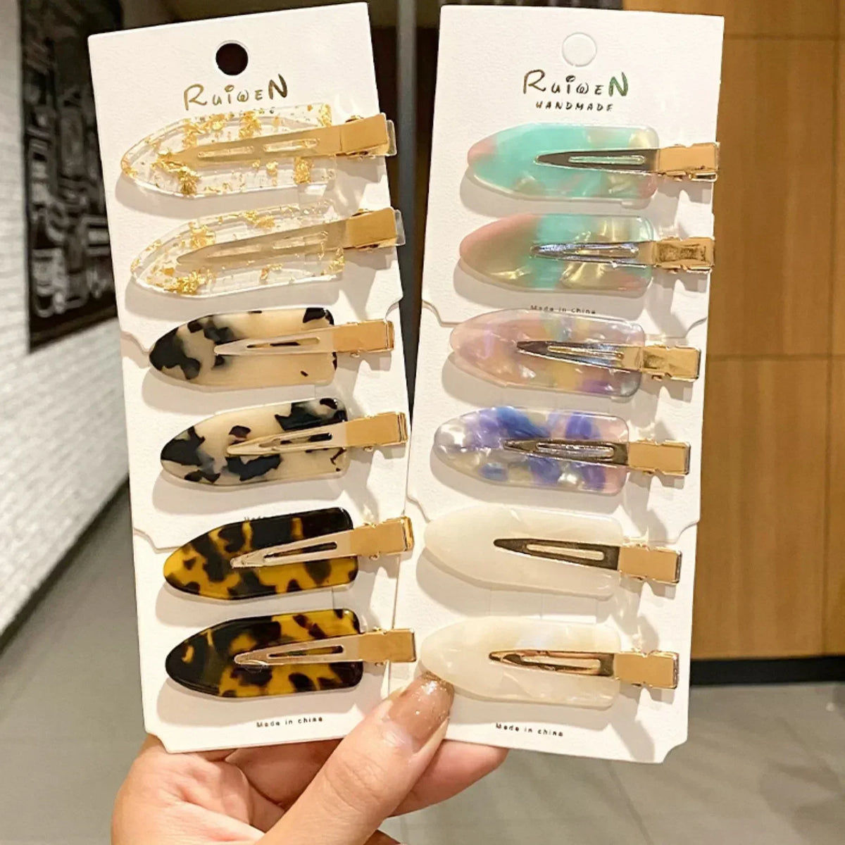 Set 4/2 Pcs No Bend Crease Seamless Hair Clips Fringe Hairpin Duckbill Clip Makeup Bangs Fixed Side