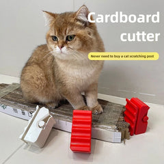 DIY Cat Scratching Board Maker Kit - Compact Cardboard Cutting Tool with Stripper for 3D Printing &