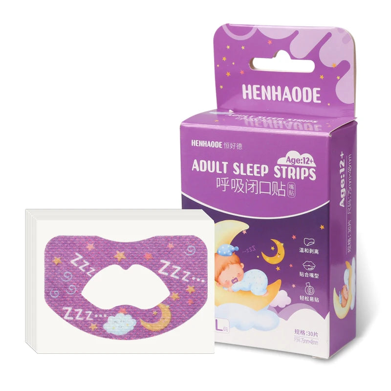 30 Pieces Breathing Correction Patch | Cartoon Anti-Snoring Stickers for Kids and Adults detail view