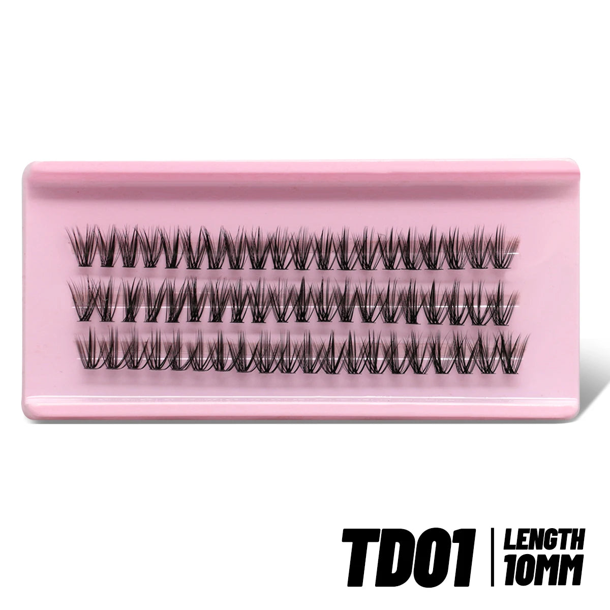 GROINNEYA Lash Clusters Wispy Eyelash Clusters Eyelash Extensions Natural Volume Lash Extensions DIY Individual Lashes Makeup