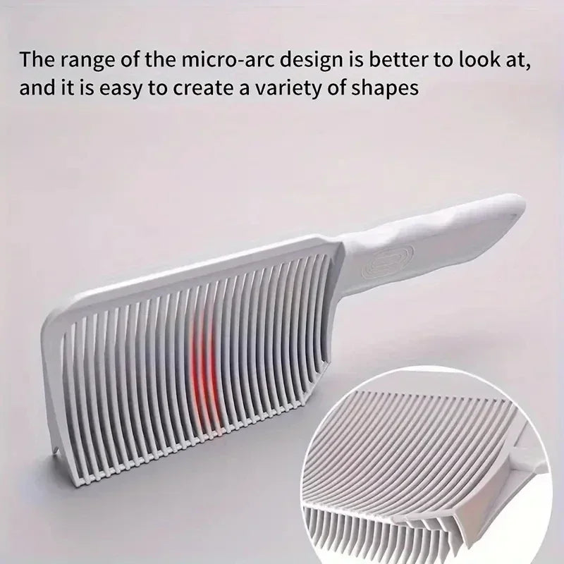 Fading Hair Cutting Combs Professional Barber Clipper Blending Flat Top Hair Cutting C close-up view