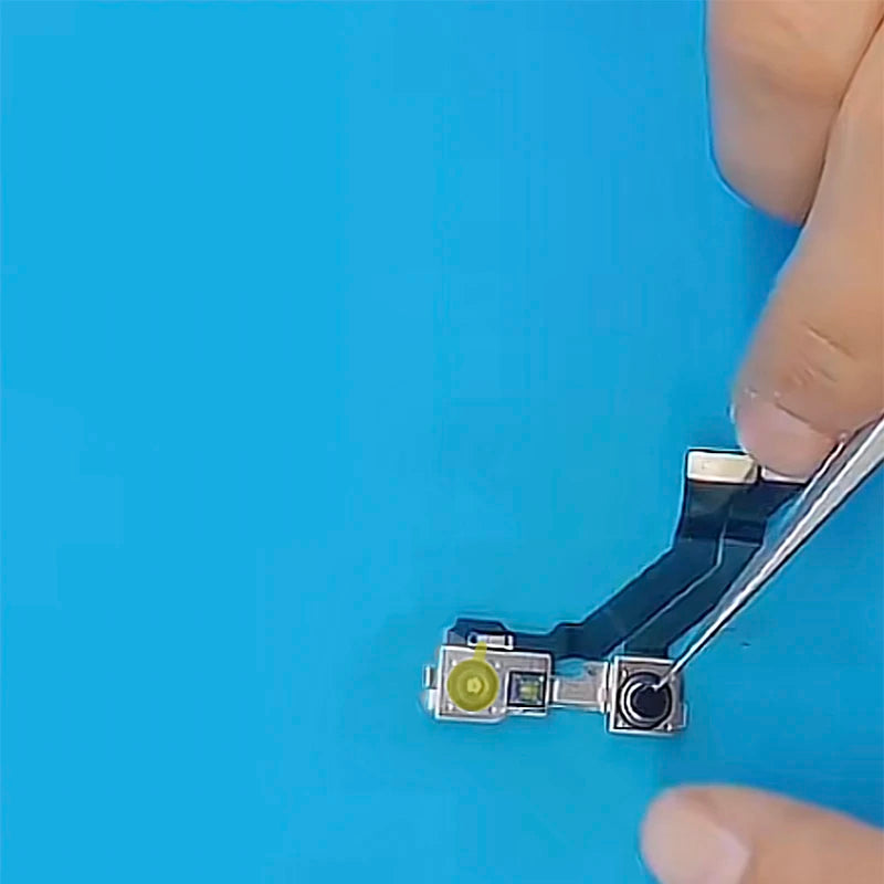 100Pcs Protective Stickers for iPhone Camera Infrared Dot Matrix | High Temperature Du close-up view