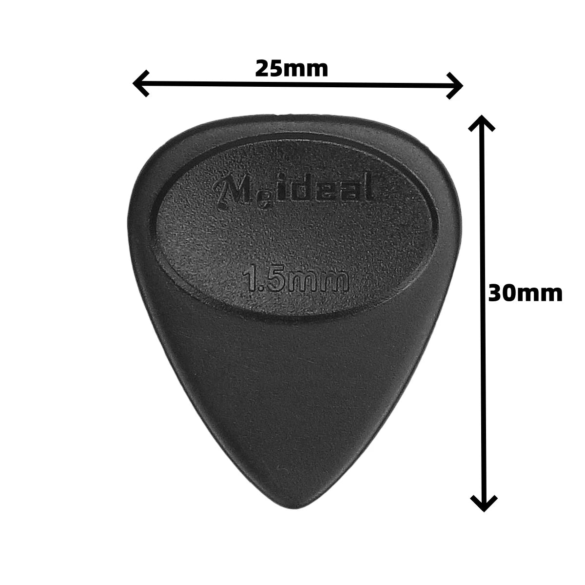 Meideal Guitar Pick Anti-slip Matte - Durable ABS Plectrum 0.46 to 1.5mm Thickness / alternate view