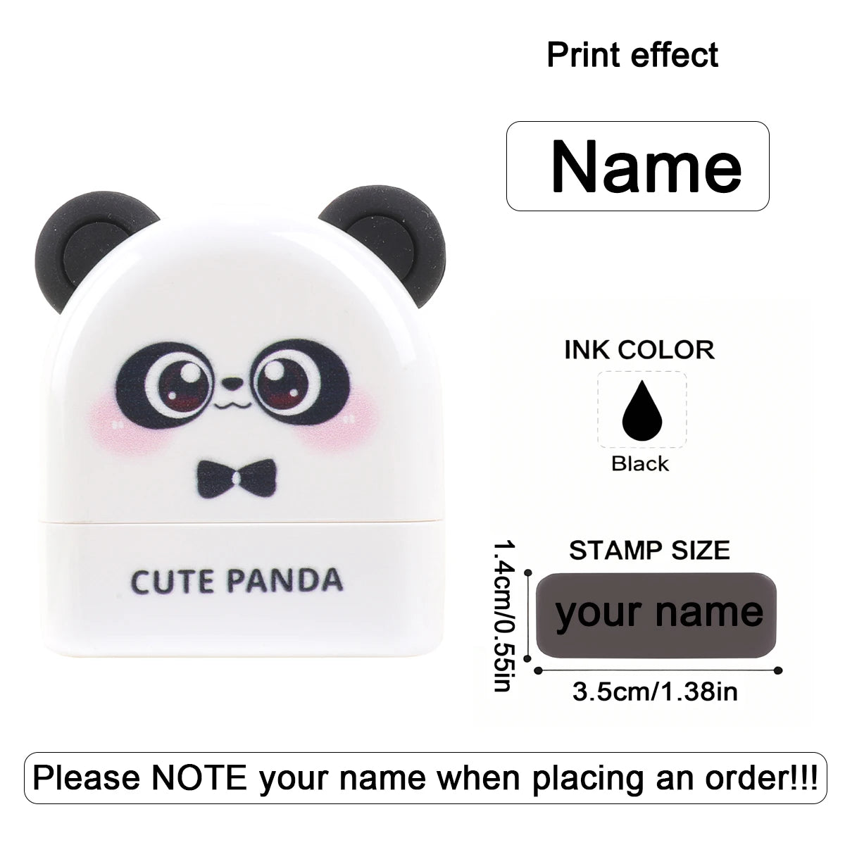 Personalized Animal Name Stamp | Custom Waterproof Clothing Label for Kids lifestyle view