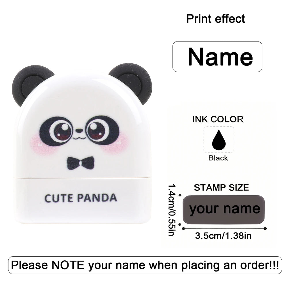 Personalized Animal Name Stamp | Custom Waterproof Clothing Label for Kids lifestyle view