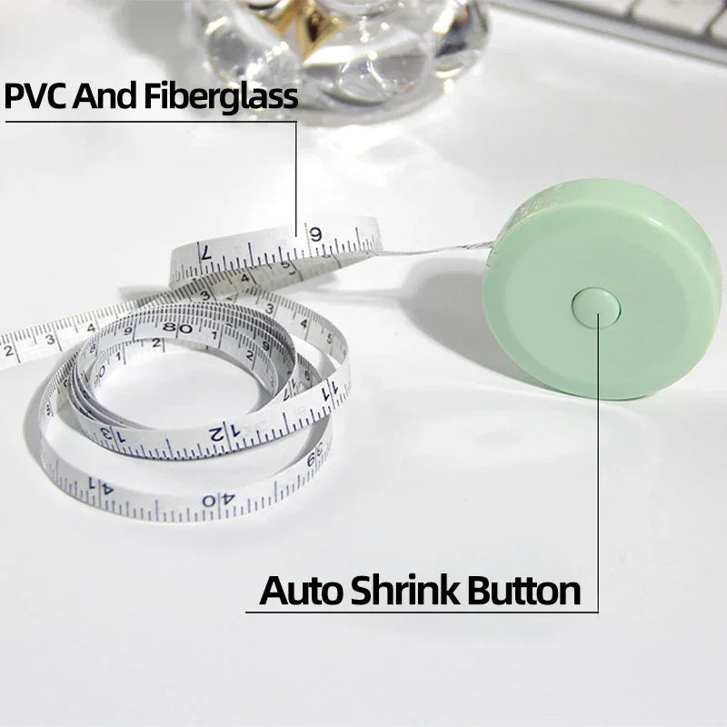 1/3/5PCS Portable Double-sided Tape Measure Retractable Mini Tape Measure for Weigh additional angle