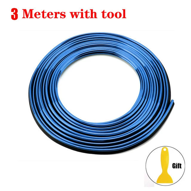 Flexible Car Moulding Decoration Strips Interior Trim detail view