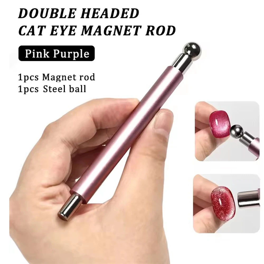 LINMANDA 3 In 1 Dual Headed Cat Eye Nail Art Magnetic Stick Multifunctional Nail Art Mag detail view