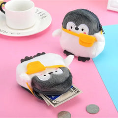 Cute Coin Purse with Keychain | Small Zipper Wallet for Change and Lipstick alternate view