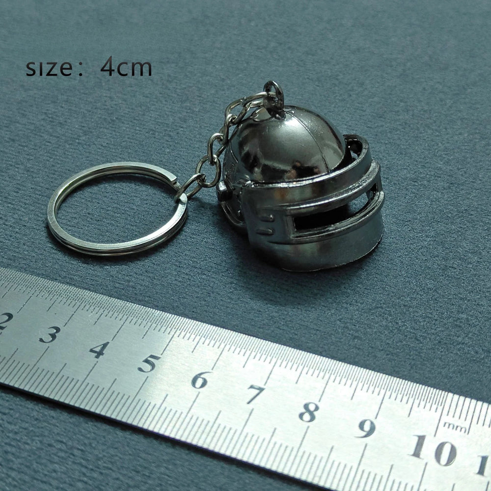 Mini Keychain Pendant Peace Elite 98k Alloy Gun Model PUBG Battlefield Boy Toy Handso lifestyle view