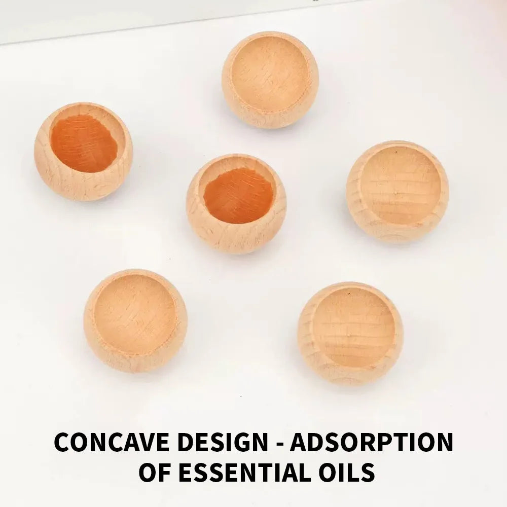 Creative Solid Wood Tumbler Fragrance Expander | Natural Reed Diffuser Set alternate view