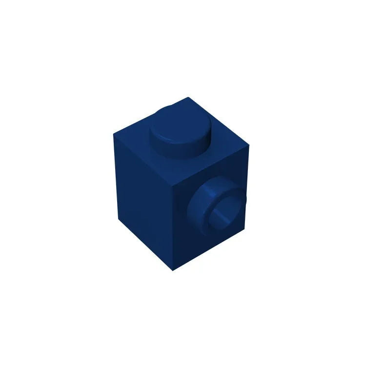 Gobricks GDS-635 BRICK 1X1 W. 1 KNOB | Single Side Bump Building Block Compatible wit lifestyle view