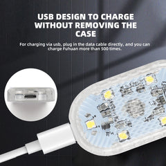1pc Car LED Light Interior Lighting Atmosphere Lamp for Armrest Box Trunk Switch Touch close-up view