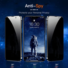 NNBILI Anti-Spy Tempered Glass Screen Protector for iPhone 17 Pro Max 16 15 14 13 12 alternate view