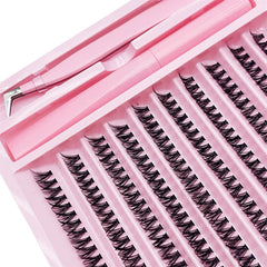Cluster Lashes D Curling False Eyelash Clusters 200pcs DIY Lash Extension Kit With Bo alternate view