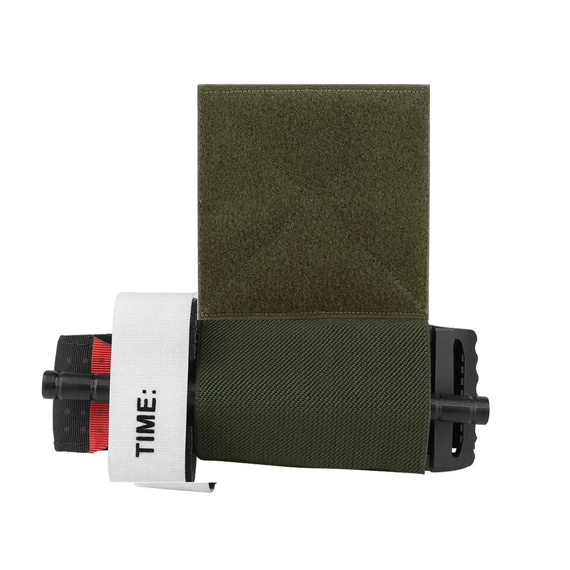 2pcs Elastic Tourniquet Holder with Hook & Loop | Tactical EDC Pouch for Vest, Belt, alternate view
