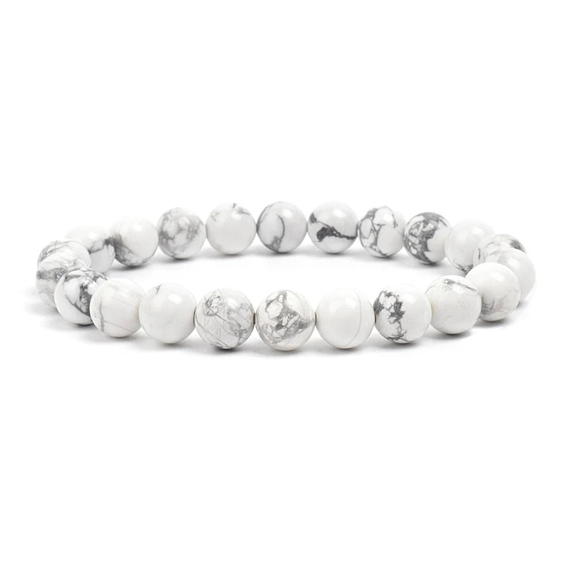 Natural Stone Beads Bracelet For Women Men Amethysts Crystal Quartzs Aquamarines Ja additional angle