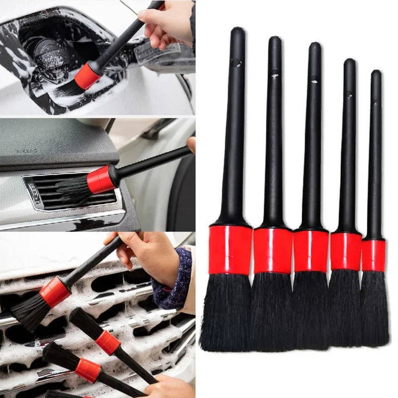 Car Detailing Brush Set 5 Pcs PP lifestyle view