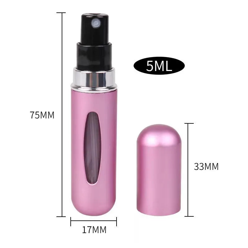 Portable Mini Refillable Spray Jar Scent Pump Empty Cosmetic Containers Atomizer | additional angle