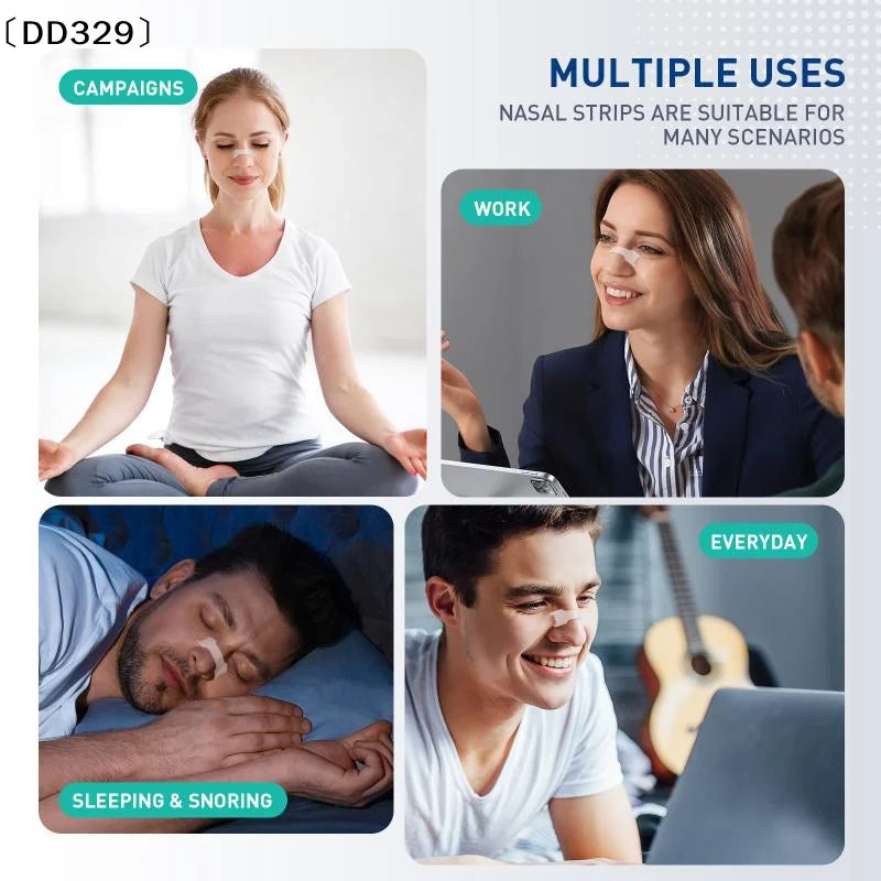 30 Pcs Nasal Strips for Better Breathing | Snoring Relief Mouth Tape lifestyle view