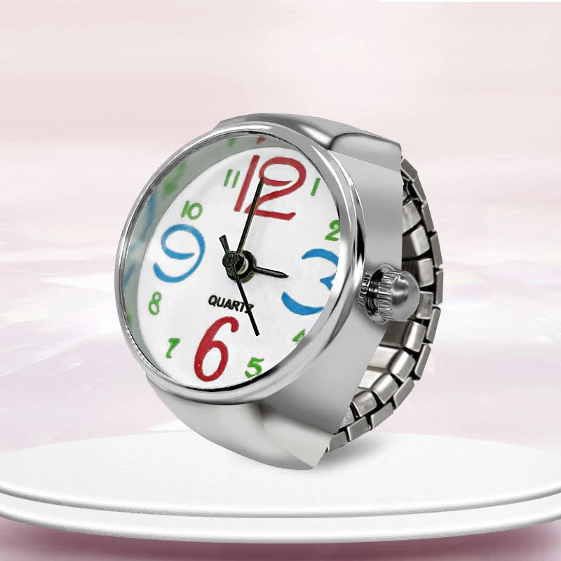 Roman Numeral Punk Gothic Finger Clock Jewelry
