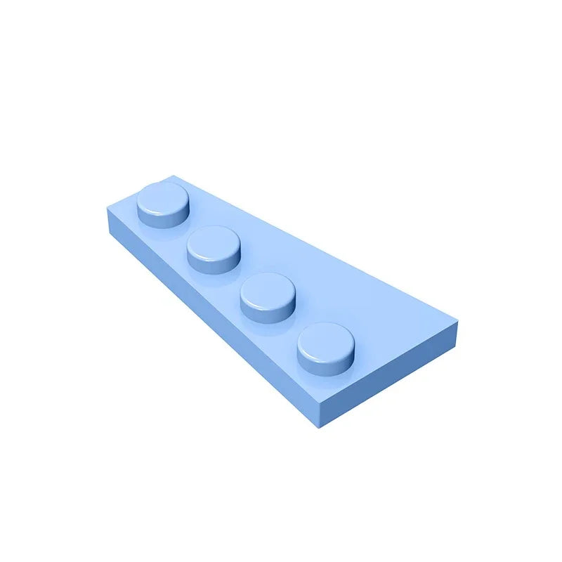 Gobricks GDS-549 Wedge Plate 4 x 2 Right | Building Block for Compatible DIY Sets lifestyle view
