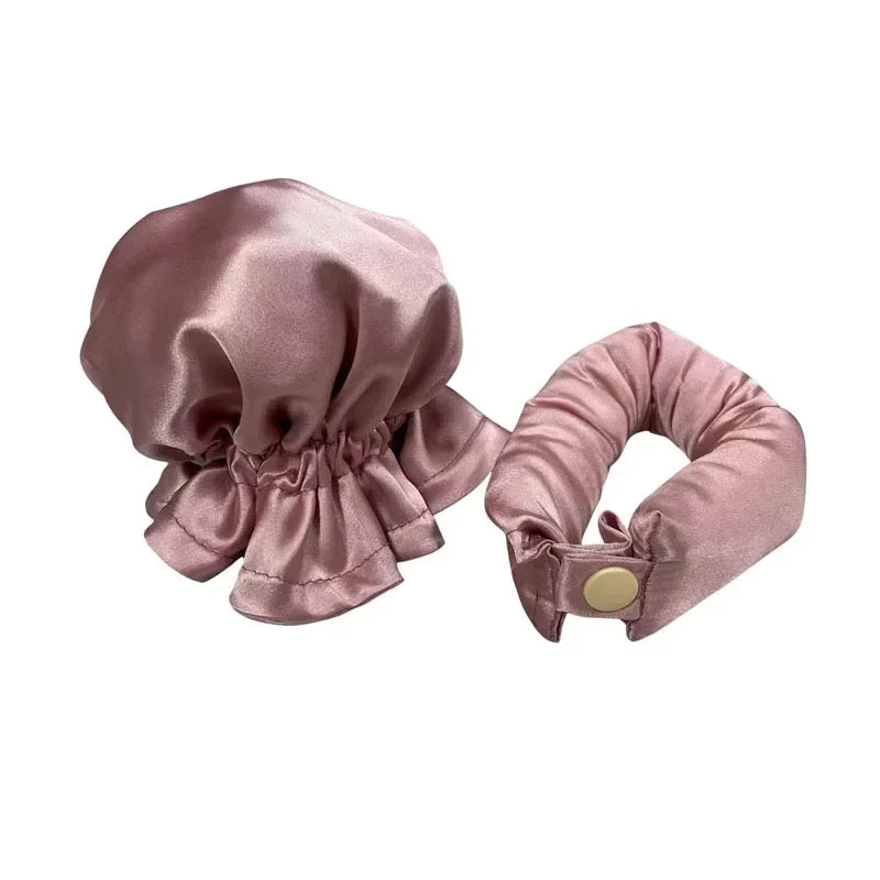 New Heatless Curling Rod Silk Curls No Heat Hair Curler Soft Hair Rollers Sleeping He lifestyle view