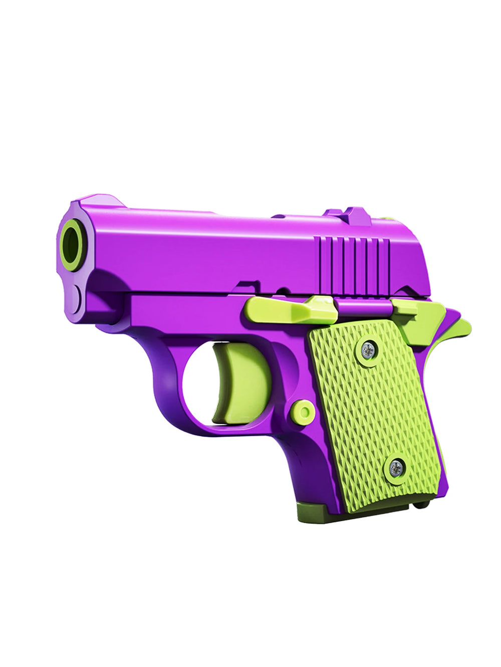 Mini M1911 Mechanical Linkage Toy Gun | Non-Launchable Fidget Toy Model close-up view