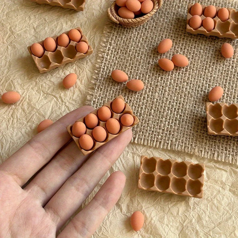 1:12 Scale Miniature Kitchen Set, Realistic Resin Dollhouse Decor for Collectors Di additional angle