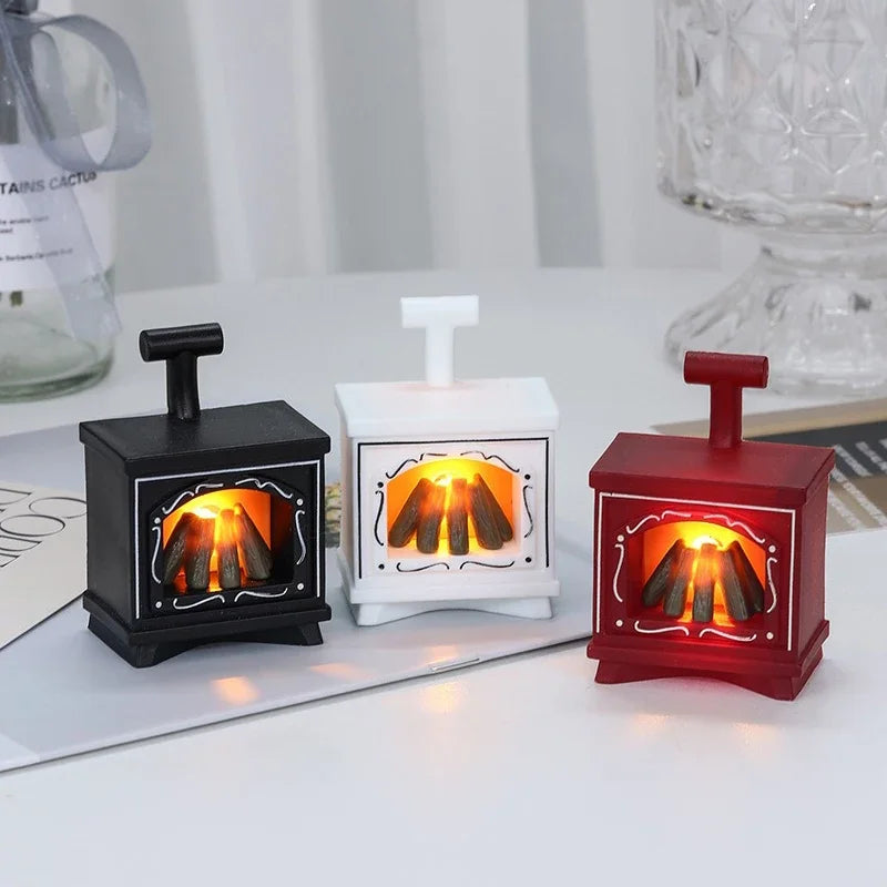 LED Mini Fireplace Night Light | Creative Home Decoration alternate view