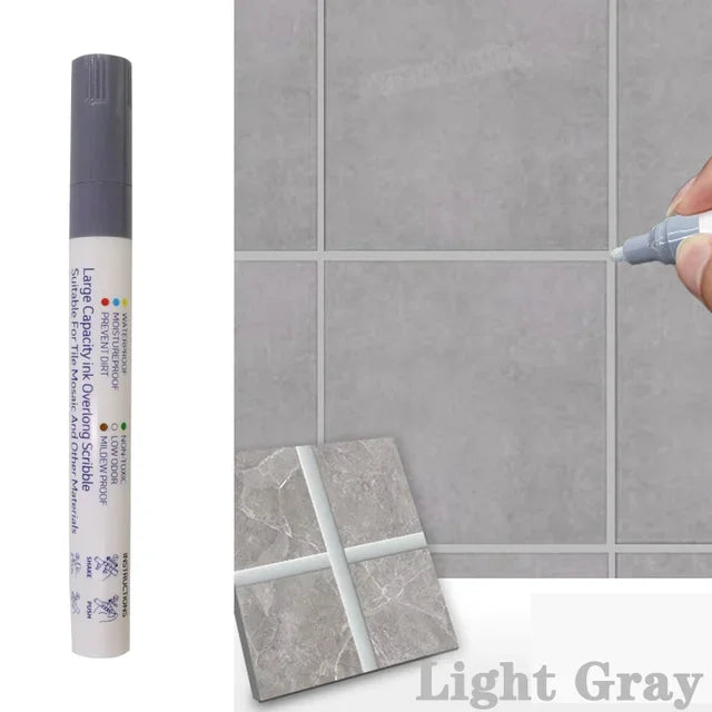 Waterproof Tile Marker Grout Pen Wall Seam for Floor Bathroom Kitchen Toilet Wall Seam R detail view