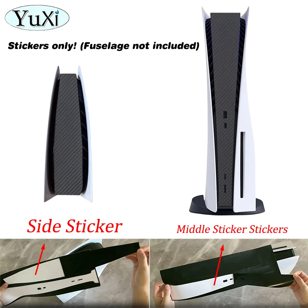 PS5 Middle Side Skin Sticker | Waterproof Decal Cover for PlayStation 5 Disc Console detail view