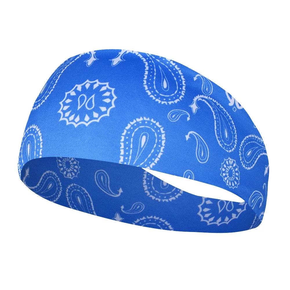 Sports Hair Bands Elastic Yoga Hairbands Absorbing Sweat Headband Women Men Running additional angle