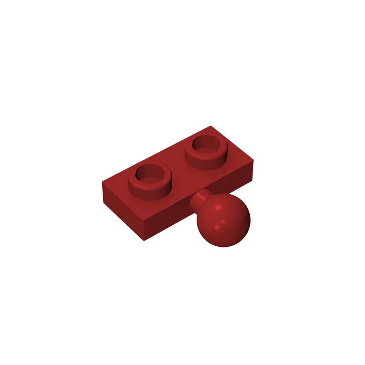 Plate, Modified 1 x 2 with Tow Ball on Side | Gobricks Building Block detail view