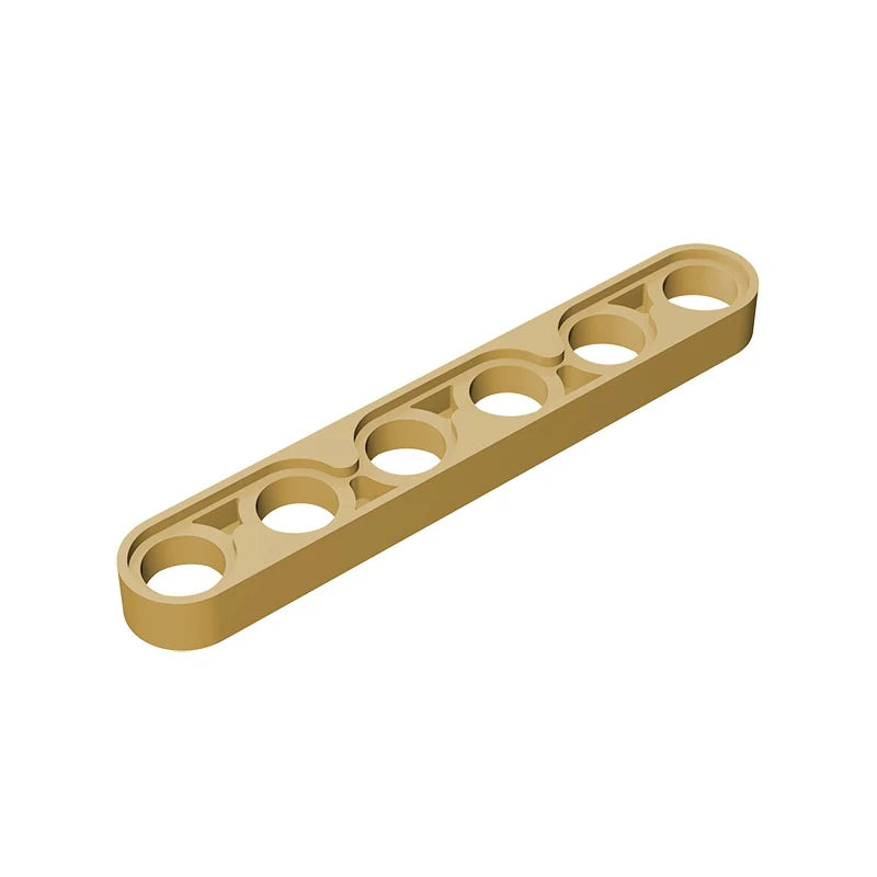 Gobricks GDS-694 Technical Liftarm Thin 1 x 6 | Compatible Building Block Piece lifestyle view